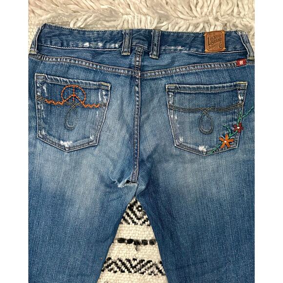 Vintage Embroidered bootcut Lucky Jeans size 29 - Picture 11 of 15